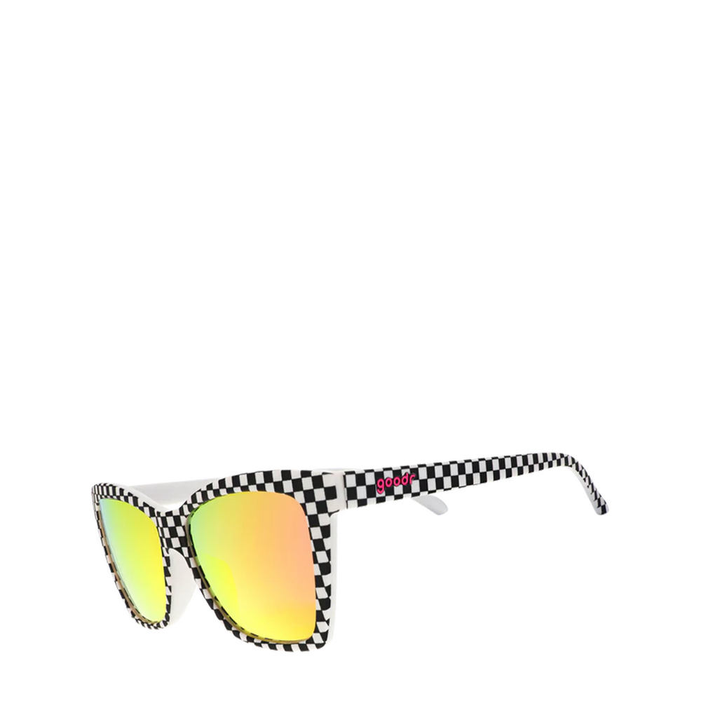 GOODR SUNGLASSES SERVER WITH A CHECKERED PAST