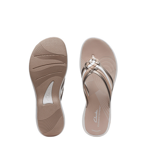 CLARKS BREEZE CORAL METALLIC COMBI