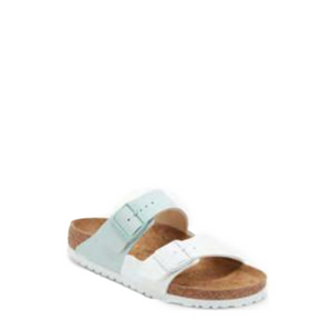 BIRKENSTOCK ARIZONA SPLIT SURF GREEN/WHITE, NORMAL FIT