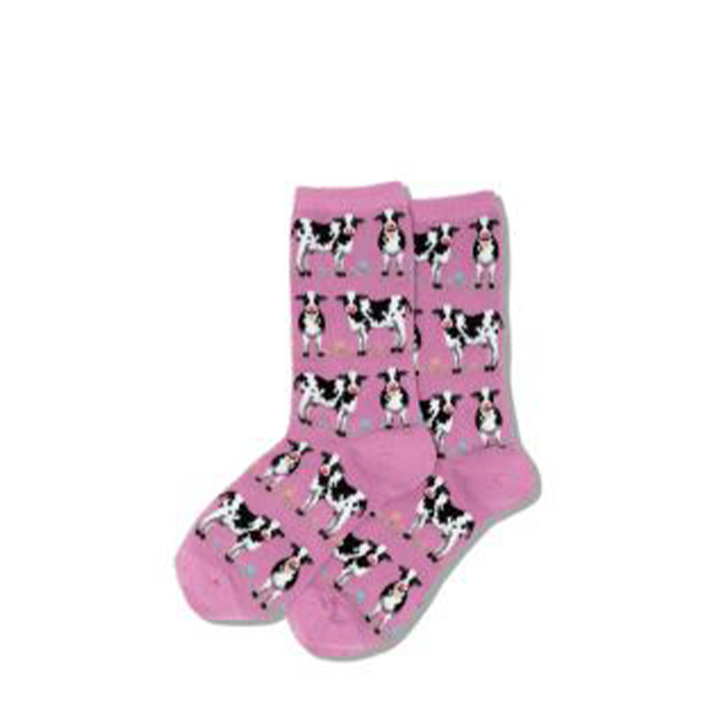 Hotsox Women's Graphic Sock- Cows