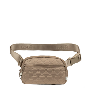 LOLE JAMIE QUILTED BELT BAG FOSSIL