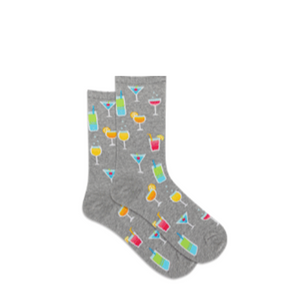 Hotsox Women's Graphic Sock - Summer Cocktails